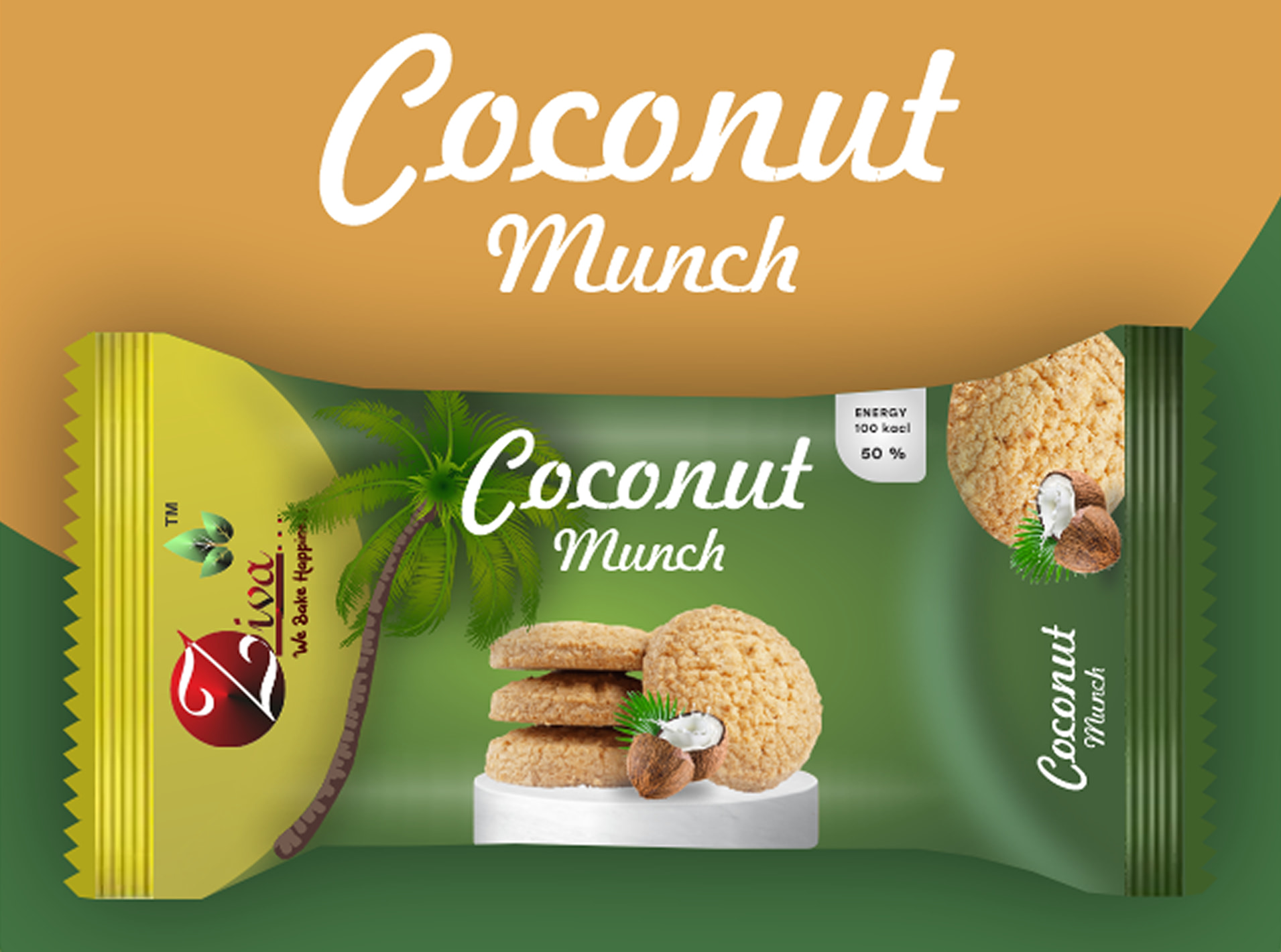 Ziva Biscuits Packaging and Branding
